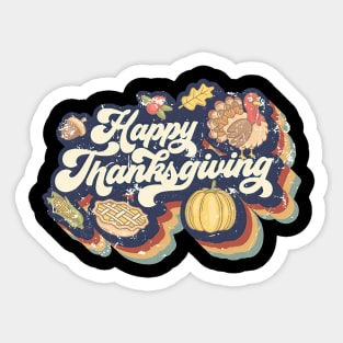 Family Thanksgiving 2023 Happy Thanksgiving Christian Sticker